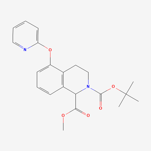 2-O-tert-butyl 1-O-methyl 5-pyridin-2-yloxy-3,4-dihydro-1H-isoquinoline-1,2-dicarboxylate (CAS: 1430563-86-2) - Related Chemical Product