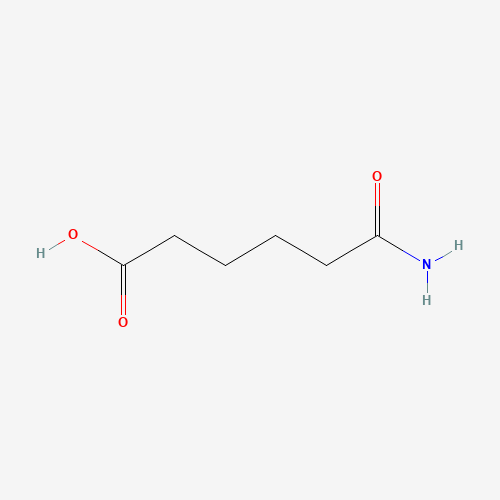 6-amino-6-oxohexanoic acid (CAS: 334-25-8) - Chemical Structure and Molecular Formula 