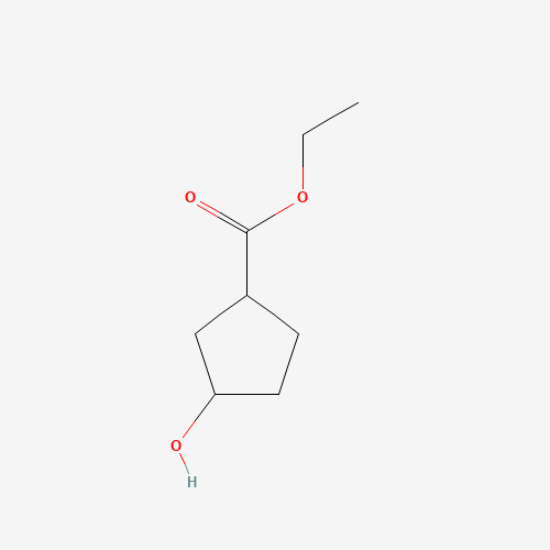 ethyl 3-hydroxycyclopentane-1-carboxylate (CAS: 1187933-07-8) - Chemical Structure and Molecular Formula 