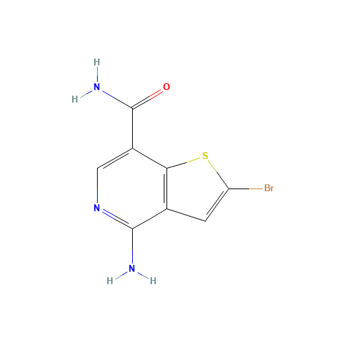 4-amino-2-bromothieno[3,2-c]pyridine-7-carboxamide (CAS: 690635-45-1) - Related Chemical Product