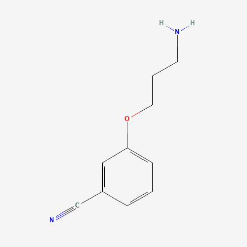 3-(3-aminopropoxy)benzonitrile (CAS: 785760-03-4) - Chemical Structure and Molecular Formula 