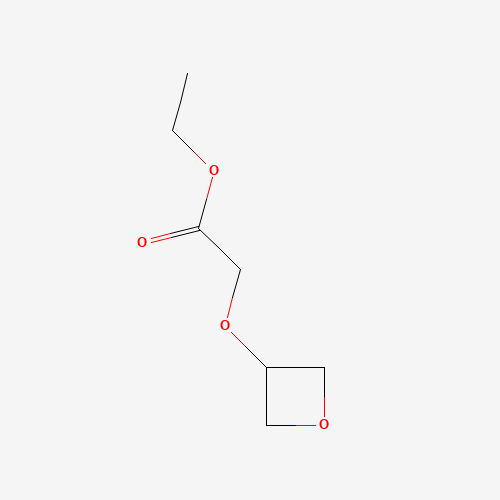 ethyl 2-(oxetan-3-yloxy)acetate (CAS: 1207175-21-0) - Chemical Structure and Molecular Formula 