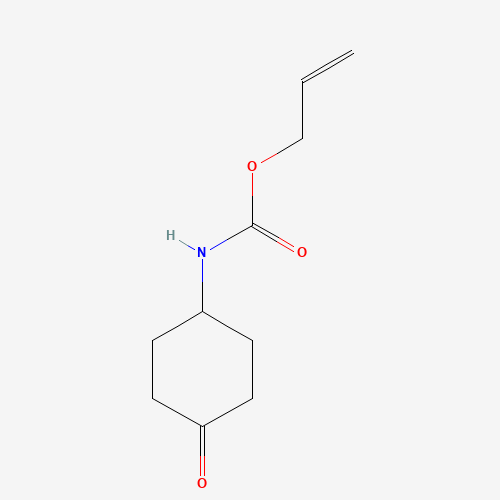 prop-2-enyl N-(4-oxocyclohexyl)carbamate (CAS: 391248-19-4) - Chemical Structure and Molecular Formula 