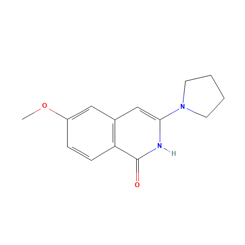 6-methoxy-3-pyrrolidin-1-yl-2H-isoquinolin-1-one (CAS: 1409950-57-7) - Related Chemical Product