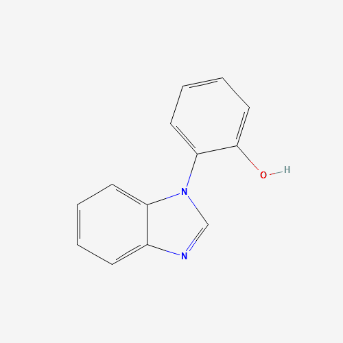 2-(benzimidazol-1-yl)phenol (CAS: 81376-57-0) - Chemical Structure and Molecular Formula 