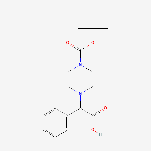 2-[4-[(2-methylpropan-2-yl)oxycarbonyl]piperazin-1-yl]-2-phenylacetic acid (CAS: 347186-49-6) - Related Chemical Product