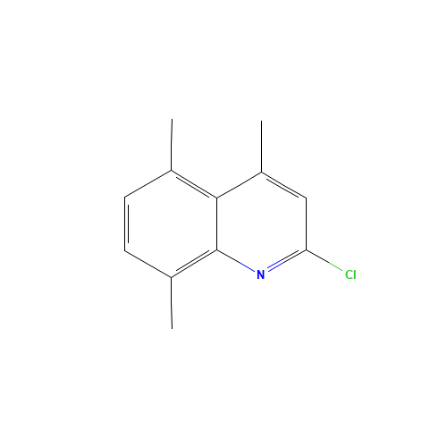 2-chloro-4,5,8-trimethylquinoline (CAS: 408314-78-3) - Chemical Structure and Molecular Formula 