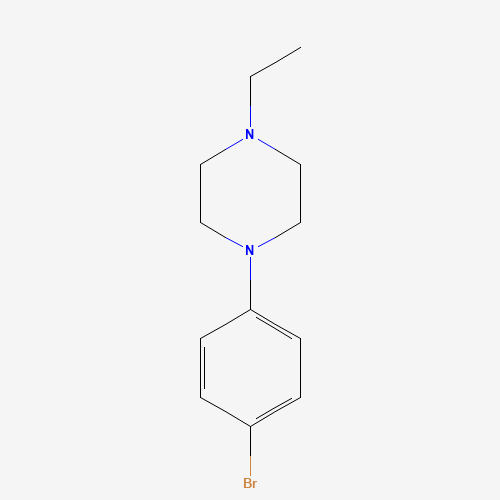 1-(4-bromophenyl)-4-ethylpiperazine (CAS: 656257-43-1) - Chemical Structure and Molecular Formula 