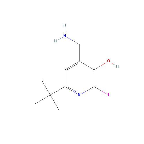 4-(aminomethyl)-6-tert-butyl-2-iodopyridin-3-ol (CAS: 69213-46-3) - Related Chemical Product