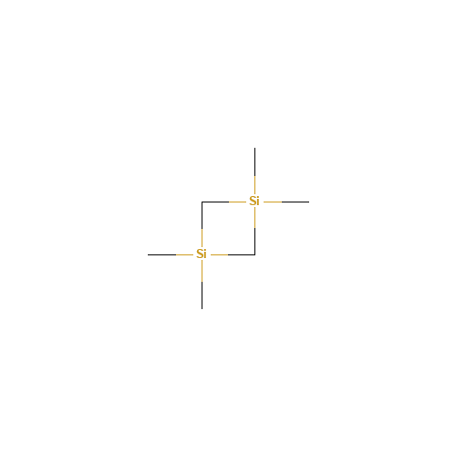 1,1,3,3-tetramethyl-1,3-disiletane (CAS: 1627-98-1) - Chemical Structure and Molecular Formula 