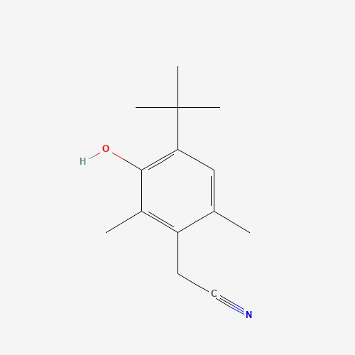 2-(4-tert-butyl-3-hydroxy-2,6-dimethylphenyl)acetonitrile (CAS: 55699-10-0) - Related Chemical Product