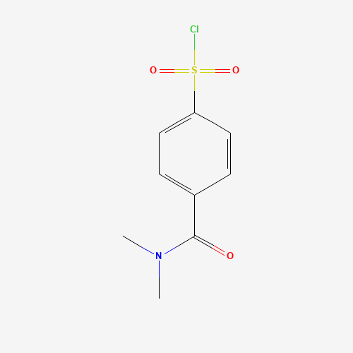 4-(dimethylcarbamoyl)benzenesulfonyl chloride (CAS: 190711-50-3) - Chemical Structure and Molecular Formula 