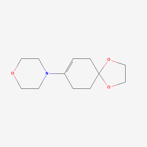 4-(1,4-dioxaspiro[4.5]dec-7-en-8-yl)morpholine (CAS: 54621-20-4) - Chemical Structure and Molecular Formula 