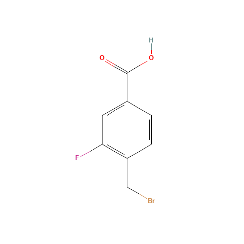 4-(bromomethyl)-3-fluorobenzoic acid (CAS: 361456-46-4) - Related Chemical Product