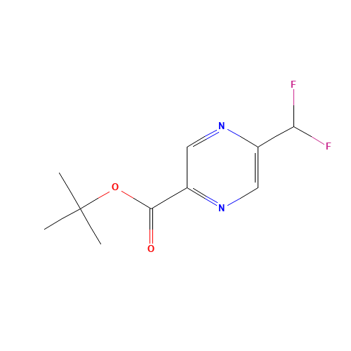 tert-butyl 5-(difluoromethyl)pyrazine-2-carboxylate (CAS: 1174321-09-5) - Related Chemical Product