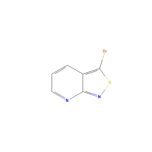 3-bromo-[1,2]thiazolo[3,4-b]pyridine (CAS: 42242-08-0) - Chemical Structure and Molecular Formula 