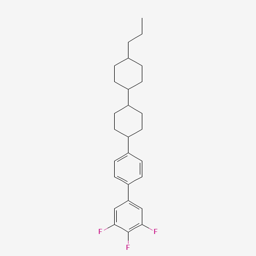 1,2,3-trifluoro-5-[4-[4-(4-propylcyclohexyl)cyclohexyl]phenyl]benzene (CAS: 137529-41-0) - Related Chemical Product