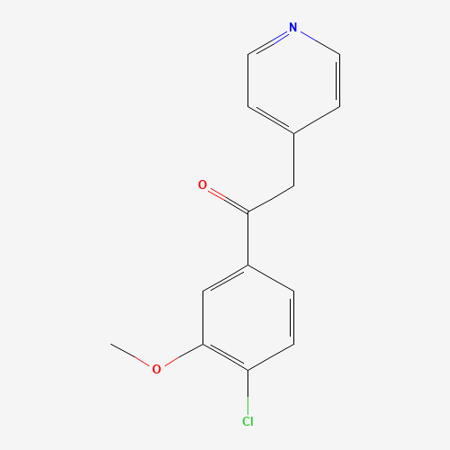 1-(4-chloro-3-methoxyphenyl)-2-pyridin-4-ylethanone (CAS: 342435-01-2) - Related Chemical Product