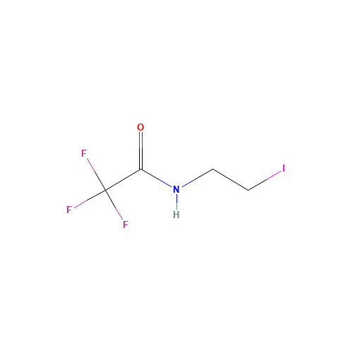 2,2,2-trifluoro-N-(2-iodoethyl)acetamide (CAS: 67680-56-2) - Chemical Structure and Molecular Formula 