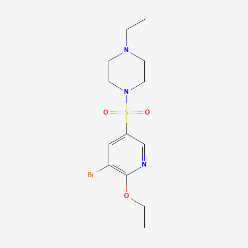 1-(5-bromo-6-ethoxypyridin-3-yl)sulfonyl-4-ethylpiperazine (CAS: 264920-27-6) - Related Chemical Product