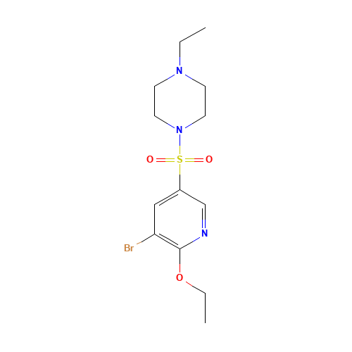 1-(5-bromo-6-ethoxypyridin-3-yl)sulfonyl-4-ethylpiperazine (CAS: 264920-27-6) - Related Chemical Product