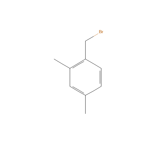 1-(bromomethyl)-2,4-dimethylbenzene (CAS: 78831-87-5) - Chemical Structure and Molecular Formula 