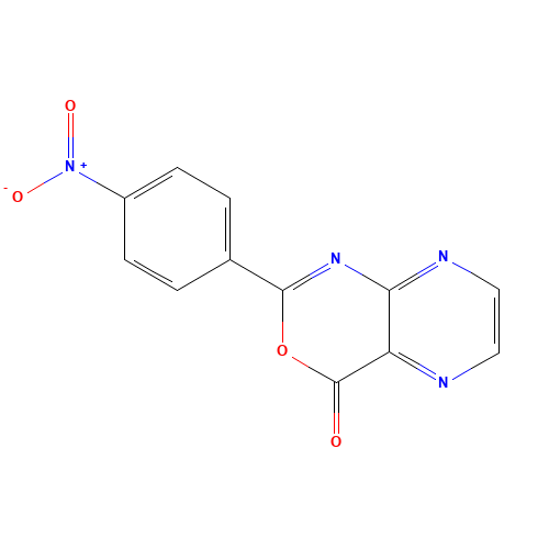2-(4-nitrophenyl)pyrazino[2,3-d][1,3]oxazin-4-one (CAS: 155513-84-1) - Related Chemical Product