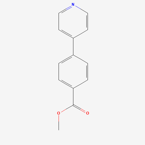 methyl 4-pyridin-4-ylbenzoate (CAS: 106047-17-0) - Chemical Structure and Molecular Formula 