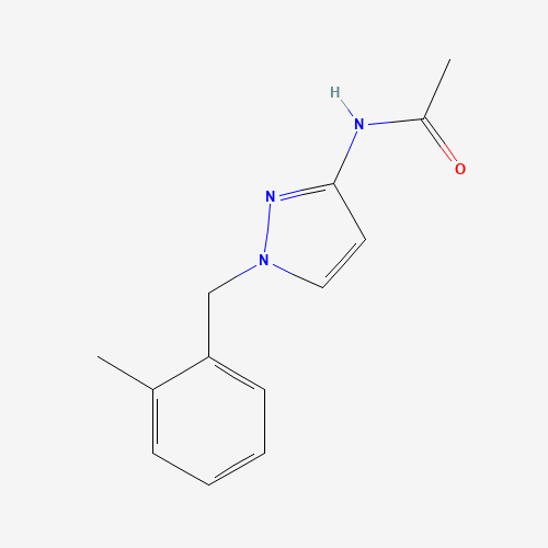 N-[1-[(2-methylphenyl)methyl]pyrazol-3-yl]acetamide (CAS: 1006583-29-4) - Related Chemical Product
