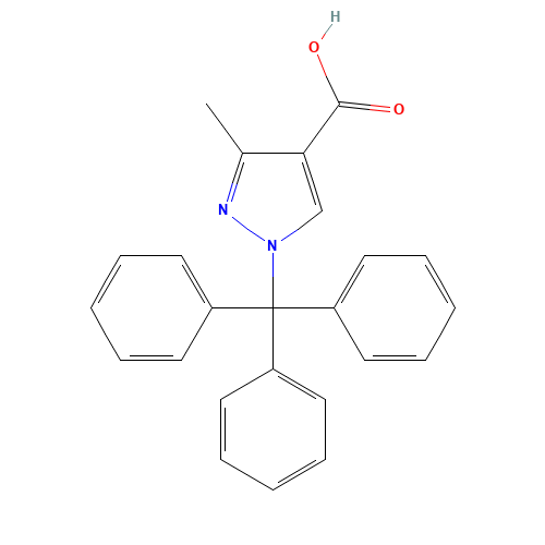 3-methyl-1-tritylpyrazole-4-carboxylic acid (CAS: 1404530-55-7) - Related Chemical Product