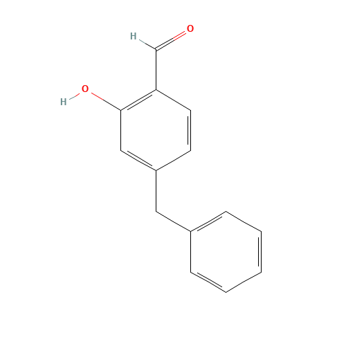 4-benzyl-2-hydroxybenzaldehyde (CAS: 1196475-62-3) - Chemical Structure and Molecular Formula 
