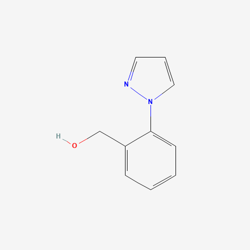 (2-pyrazol-1-ylphenyl)methanol (CAS: 741717-59-9) - Chemical Structure and Molecular Formula 