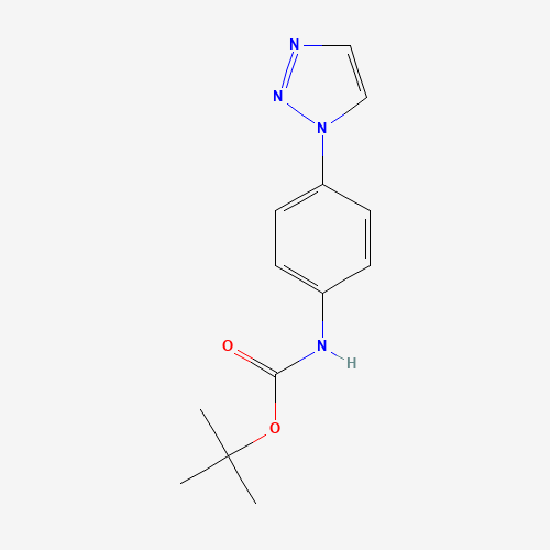 tert-butyl N-[4-(triazol-1-yl)phenyl]carbamate (CAS: 1266335-90-3) - Related Chemical Product