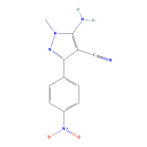 5-amino-1-methyl-3-(4-nitrophenyl)pyrazole-4-carbonitrile (CAS: 594983-83-2) - Related Chemical Product