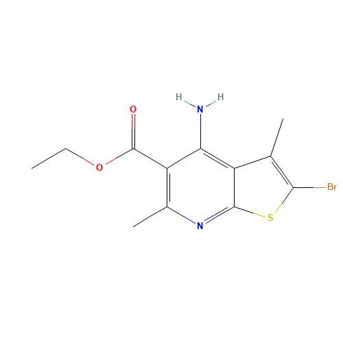ethyl 4-amino-2-bromo-3,6-dimethylthieno[2,3-b]pyridine-5-carboxylate (CAS: 1312594-30-1) - Related Chemical Product