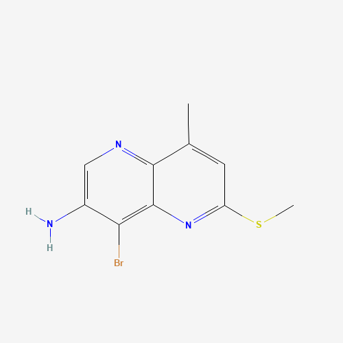 4-bromo-8-methyl-6-methylsulfanyl-1,5-naphthyridin-3-amine (CAS: 1417551-79-1) - Related Chemical Product