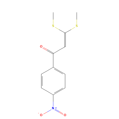 3,3-bis(methylsulfanyl)-1-(4-nitrophenyl)prop-2-en-1-one (CAS: 81375-97-5) - Related Chemical Product