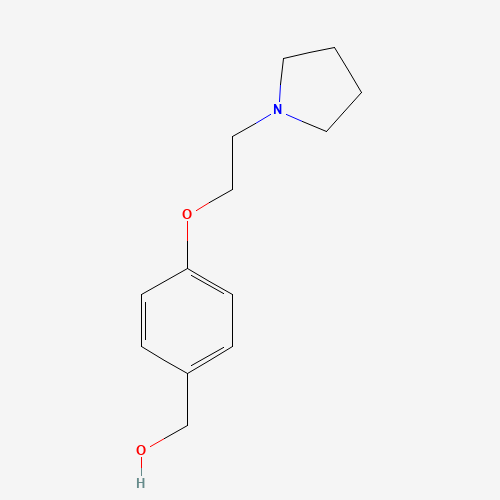 [4-(2-pyrrolidin-1-ylethoxy)phenyl]methanol (CAS: 262425-92-3) - Related Chemical Product