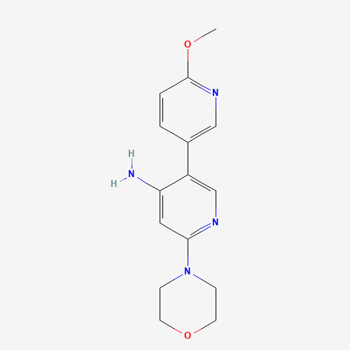 5-(6-methoxypyridin-3-yl)-2-morpholin-4-ylpyridin-4-amine (CAS: 1354288-30-4) - Related Chemical Product
