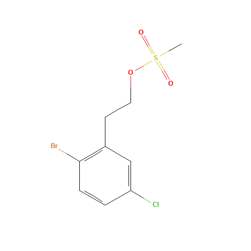 2-(2-bromo-5-chlorophenyl)ethyl methanesulfonate (CAS: 1611444-67-7) - Related Chemical Product