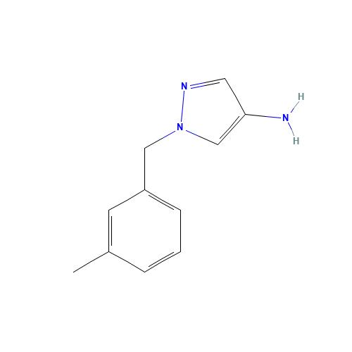 1-[(3-methylphenyl)methyl]pyrazol-4-amine (CAS: 1002033-31-9) - Related Chemical Product