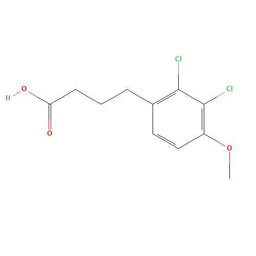 4-(2,3-dichloro-4-methoxyphenyl)butanoic acid (CAS: 63001-49-0) - Related Chemical Product