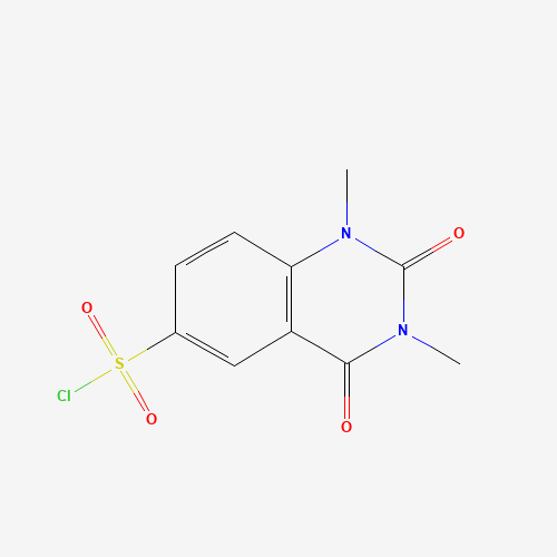 1,3-dimethyl-2,4-dioxoquinazoline-6-sulfonyl chloride (CAS: 773877-44-4) - Chemical Structure and Molecular Formula 