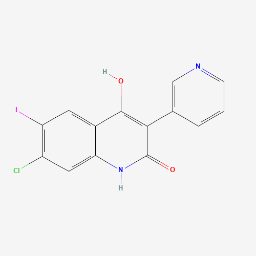 7-chloro-4-hydroxy-6-iodo-3-pyridin-3-yl-1H-quinolin-2-one (CAS: 1398340-26-5) - Related Chemical Product