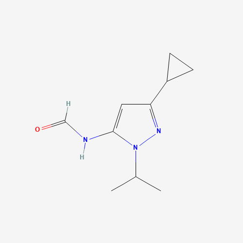 N-(5-cyclopropyl-2-propan-2-ylpyrazol-3-yl)formamide (CAS: 1462952-08-4) - Related Chemical Product