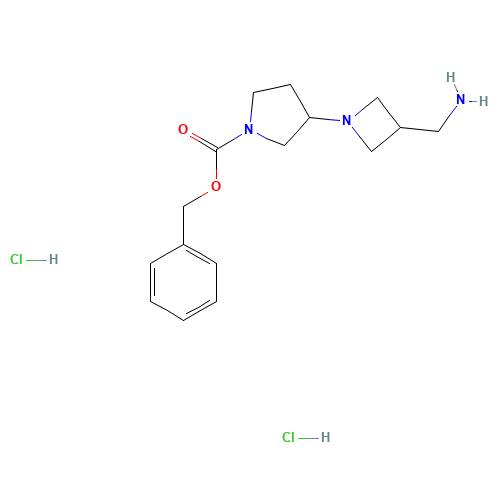 benzyl 3-[3-(aminomethyl)azetidin-1-yl]pyrrolidine-1-carboxylate;dihydrochloride (CAS: 1179362-00-5) - Related Chemical Product