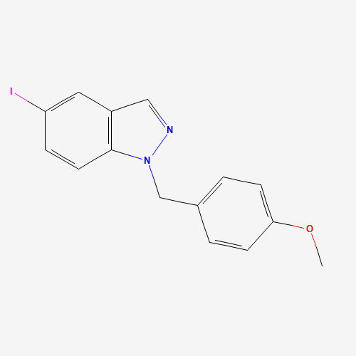 5-iodo-1-[(4-methoxyphenyl)methyl]indazole (CAS: 753922-50-8) - Related Chemical Product