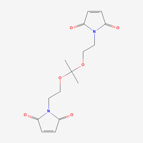 1-[2-[2-[2-(2,5-dioxopyrrol-1-yl)ethoxy]propan-2-yloxy]ethyl]pyrrole-2,5-dione (CAS: 118377-62-1) - Related Chemical Product