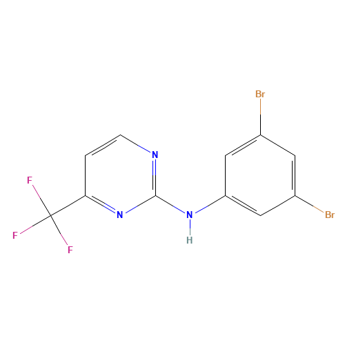 N-(3,5-dibromophenyl)-4-(trifluoromethyl)pyrimidin-2-amine (CAS: 1312535-08-2) - Related Chemical Product