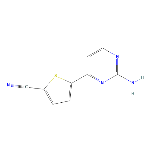 5-(2-aminopyrimidin-4-yl)thiophene-2-carbonitrile (CAS: 913322-72-2) - Related Chemical Product